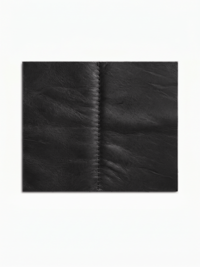 Büffelleder Muster in Schwarz