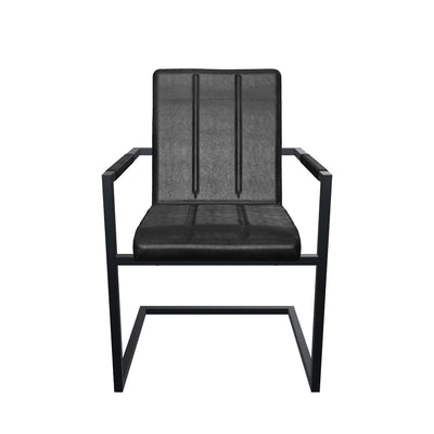 3D-Modell Freischwinger Stuhl COOPER mit Armlehne aus Leder in Schwarz [cantilever-publication:96e215e5-cb7c-402b-a008-55622d6508c0]