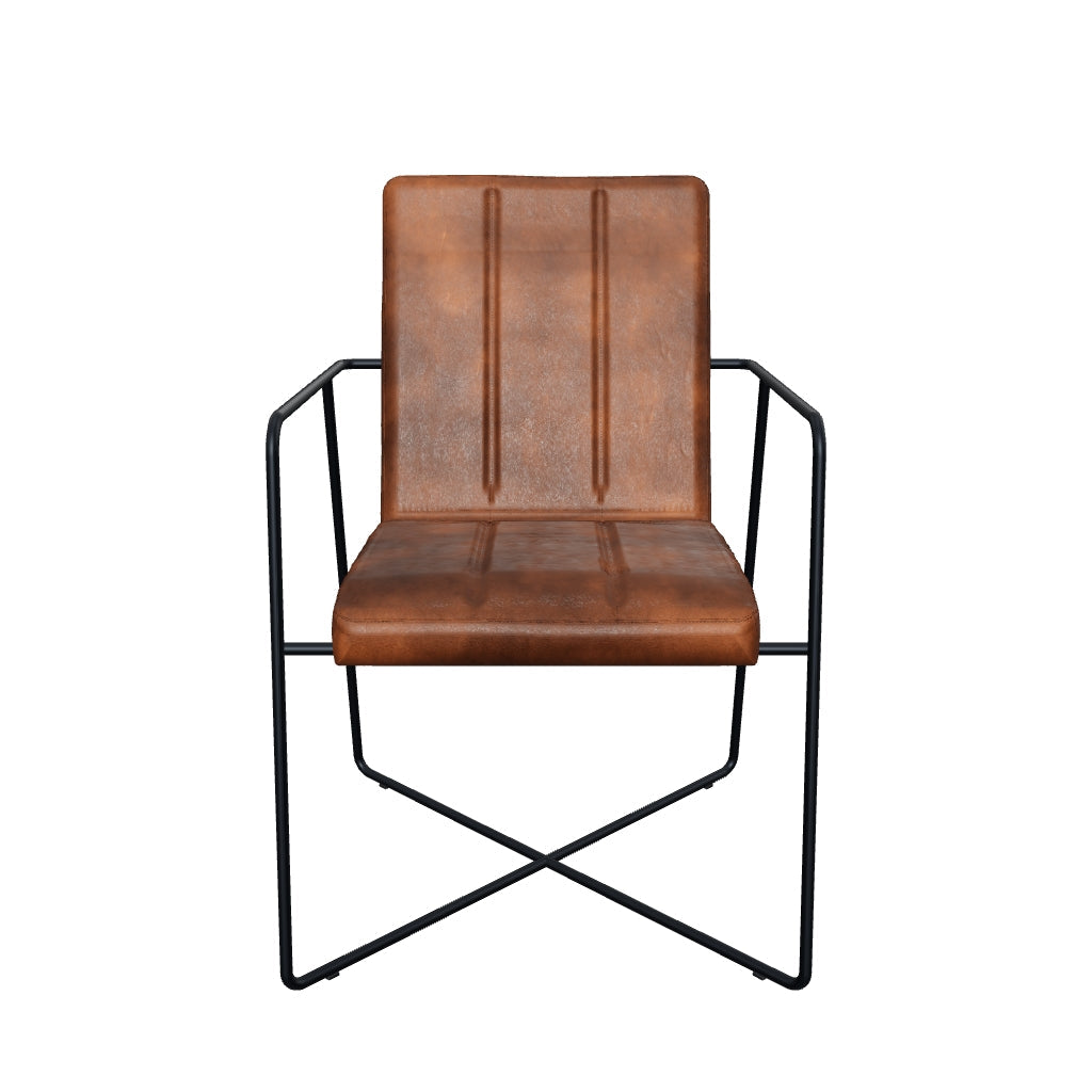3D-Modell Designstuhl COOPER aus Leder in Cognac [cantilever-publication:8d08d949-9ac8-403a-8413-9d3843f6491a]