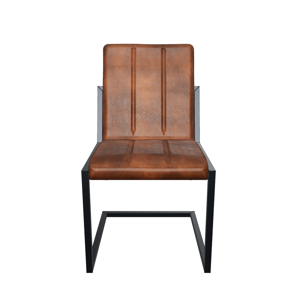 3D-Modell Freischwinger Stuhl COOPER ohne Armlehne aus Leder in Cognac [cantilever-publication:702b5975-6749-4b96-9f81-c45988aa941e]