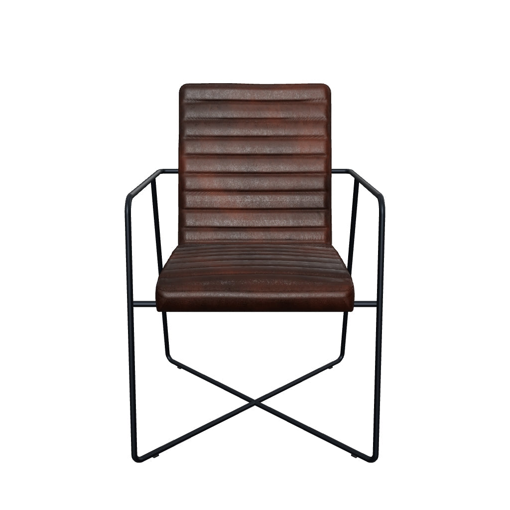 3D-Modell Designstuhl SINATRA aus Leder in Braun [cantilever-publication:2390077b-e6e8-4c0d-8846-ada82ea7f7ad]