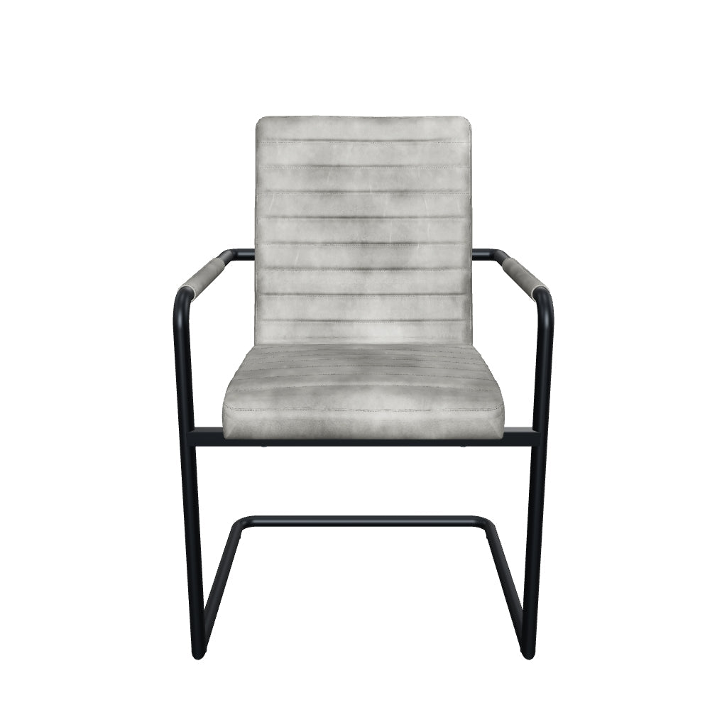 3D-Modell Eleganter Freischwinger Stuhl SINATRA aus Leder in Grau [cantilever-publication:723b4630-605c-4df7-848a-4dbb37651ba3]