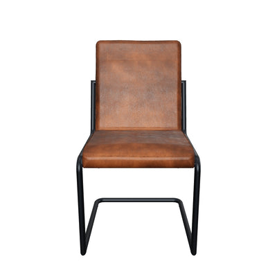 3D-Modell Eleganter Freischwinger Stuhl JASPAR ohne Armlehne aus Leder in Cognac [cantilever-publication:c920e8eb-4a14-4fc5-912a-6934aae095b8]