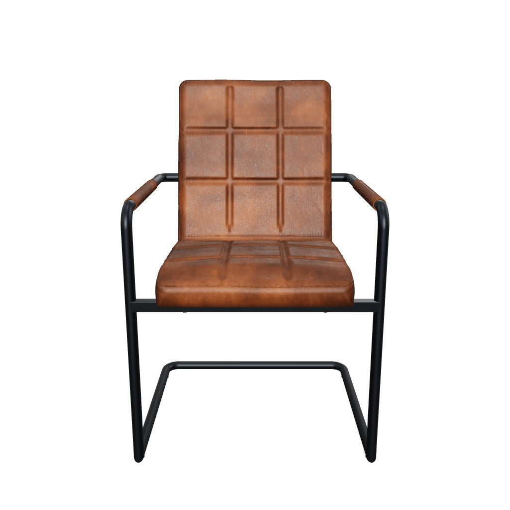 3D-Modell Eleganter Freischwinger Stuhl FARGO aus Leder in Cognac [cantilever-publication:43b9838b-e071-418e-a4ae-7724b176f0ce]