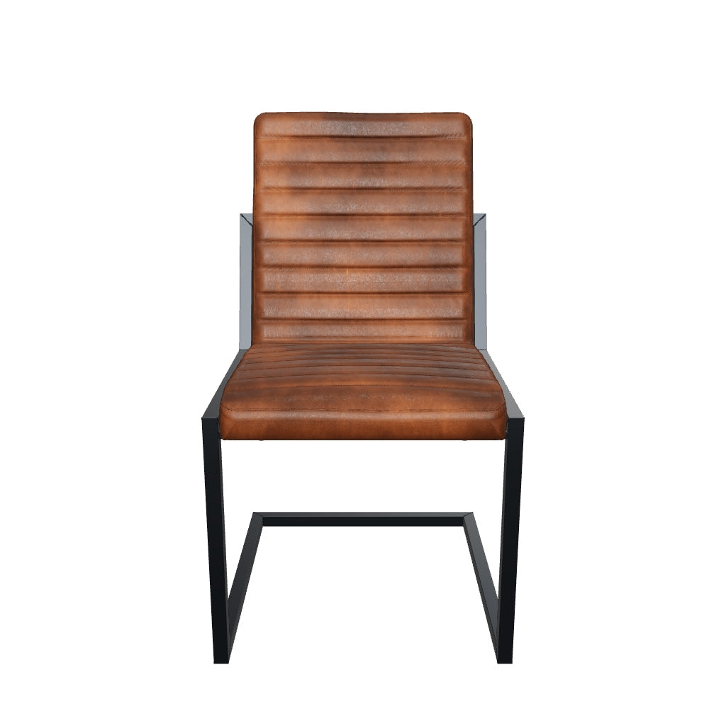 3D-Modell Freischwinger Stuhl SINATRA – Eckig – Ohne Armlehne Cognac [cantilever-publication:9a8346df-ccdf-4a7a-85cb-c971966867a8]