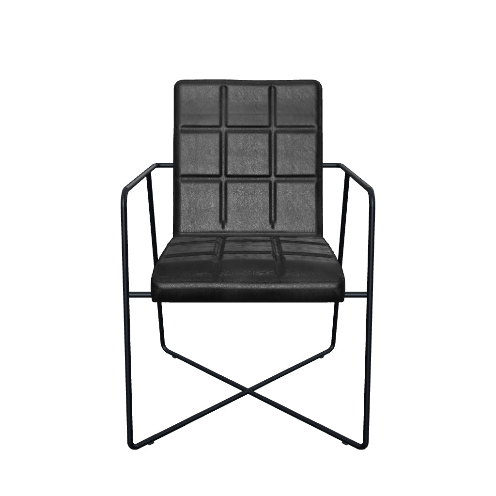 3D-Modell Design Stuhl FARGO aus Leder in Schwarz [cantilever-publication:444bc4b3-6f59-4254-bdcc-22529b9b8e8d]