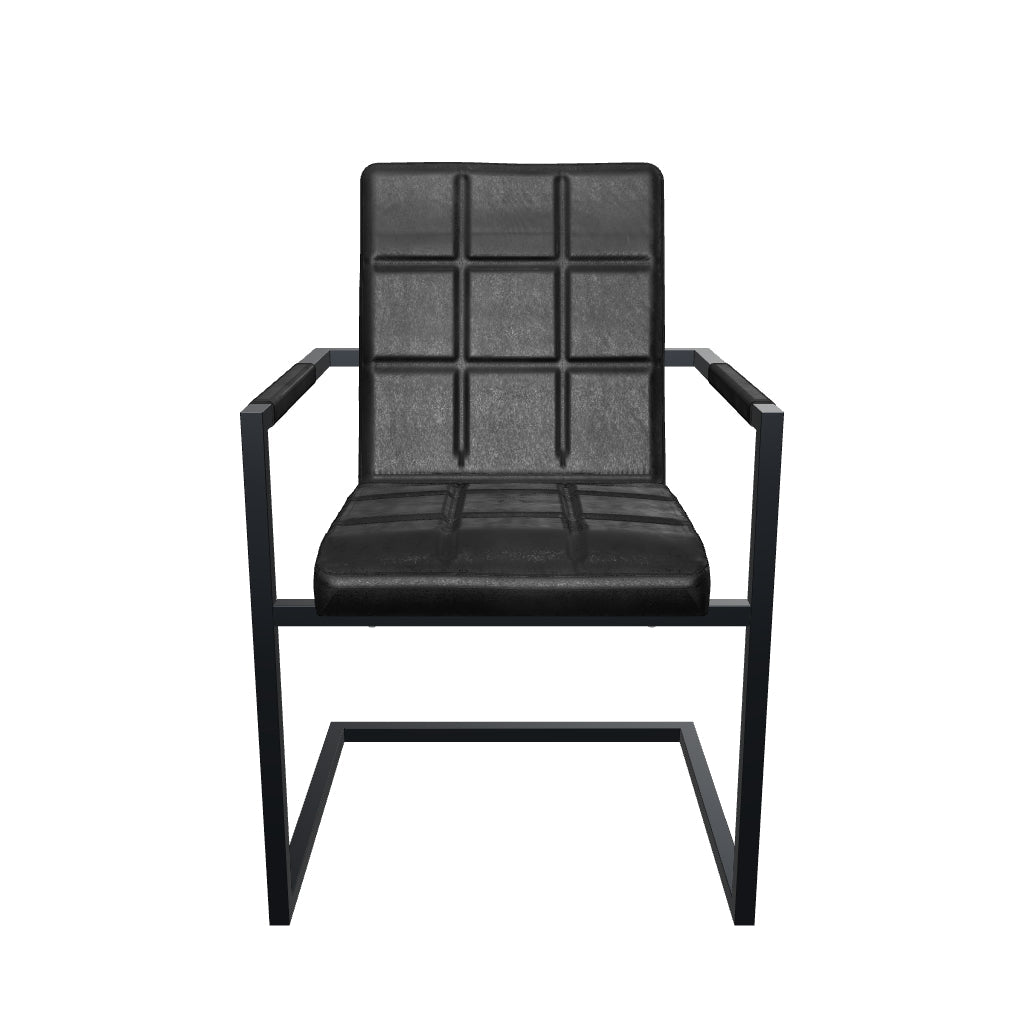 3D-Modell Freischwinger Stuhl FARGO aus Leder in Schwarz [cantilever-publication:df728f95-c4b6-4e1c-8701-27eb5d11b385]